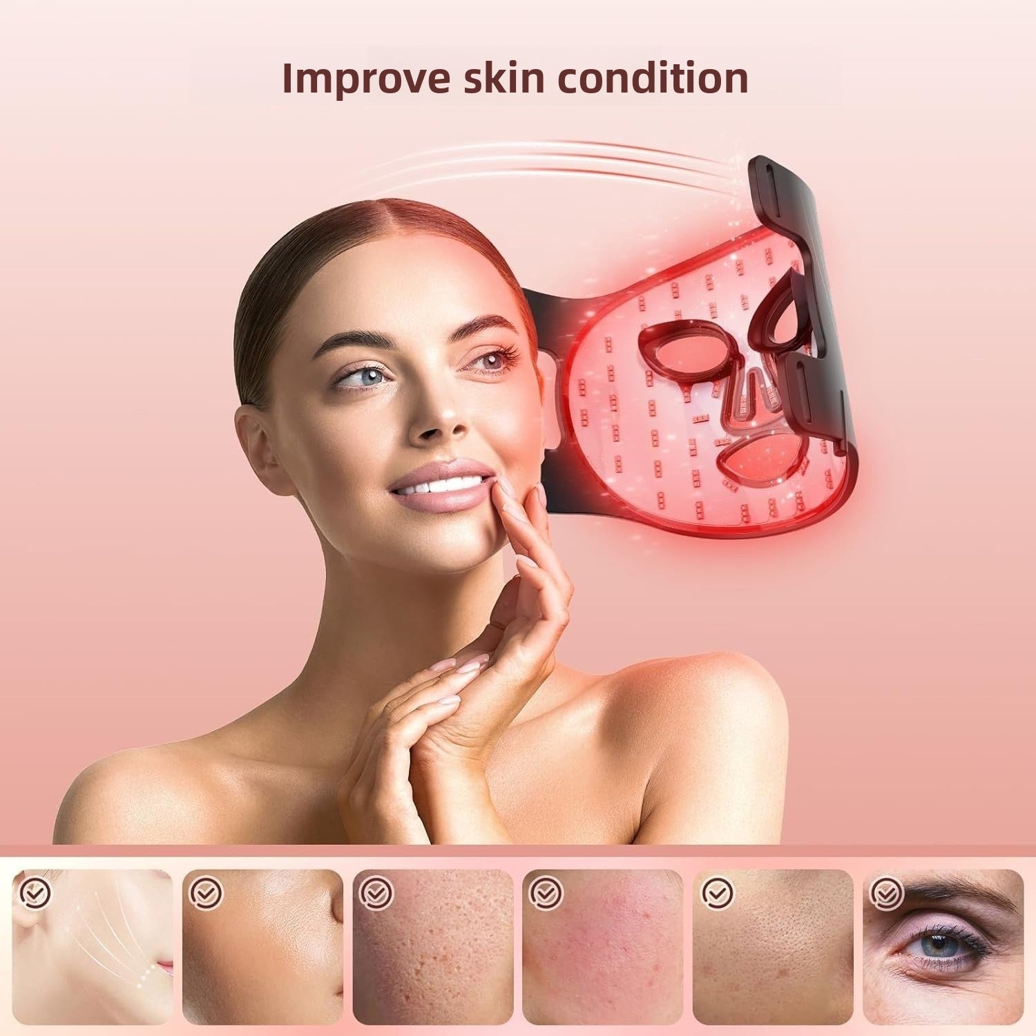LED Red Light Therapy Mask