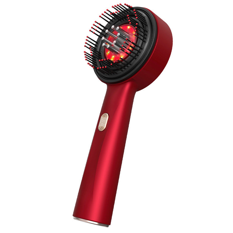 Electric Scalp Massager Comb with Red Light Therapy